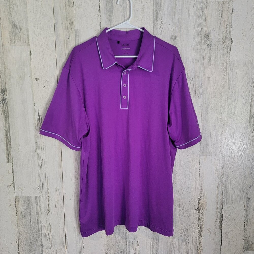 Adidas Pure Motion Golf Club Mens Polo Shirt